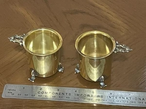 Sterling Silver  Gold washed Cup? Container - Picture 1 of 7