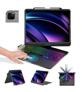 Funda con teclado BABG para iPad Air 13 pulgadas, iPad Pro 12.9 (6ª/5ª/4ª/3ª generación) - Imagen 1 de 8