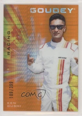 2021 Upper Deck Goodwin Champions Goudey Platinum Orange Prism /399 Ken Gushi - Image 1 of 2