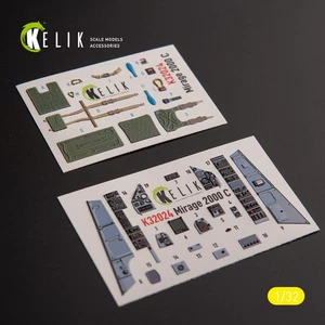 3D Decals (for Mirage 2000C Kitty Hawk / Zimimodel model kit) 1:32 KeliK K32024 - Picture 1 of 23