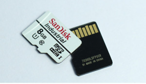 100x SanDisk 8GB Industrial MicroSD Class10 Memory Card TF SDHC +Adapter Genuine