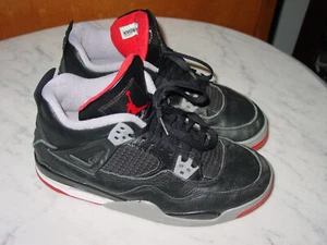 2023 Nike Air Jordan Retro 4 "Bred Reimagined" FQ8213-006 Youth Shoes! Size 7Y - Picture 1 of 17