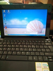 Asus Eee PC Netbook Computer Powers on, boot to WinXP. Backlight bleed, see pics - Picture 1 of 17