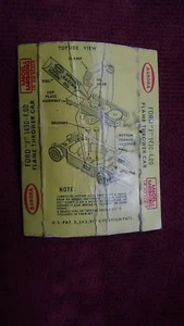 ORIGINALE AURORA T-JET FORD "J"1430-4.00 LANCIAFIAMME AUTO custodia etichetta card anni 60 - Foto 1 di 7