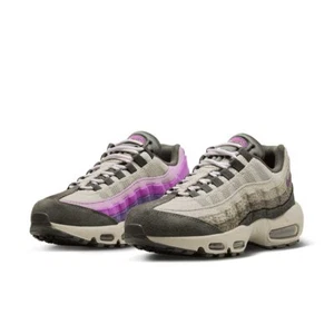 Nike Air Max 95 Trainers Safari/Viotech/Anthracite DX2955 001 UK 4.5_5_6 - Picture 1 of 8