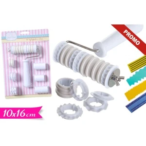 rullo taglia pasta di zucchero rilievo per decorare Cake Design pasticceria - Picture 1 of 1