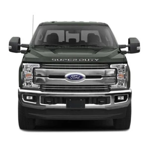 Chrome Vinyl Super Duty Letter Inserts For 17-up Ford SuperDuty Front Hood/Grill - Picture 1 of 4