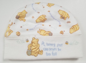 Vintage Winnie the Pooh Embroidered Baby Hat - Infant