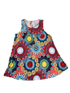 Moa Junior Women’s Floral Paisley Print Sleeveless Swing Tank Mini Dress Large - Picture 1 of 6