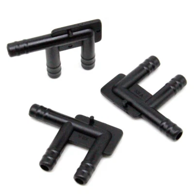 10X Nylon F Connectors 3/16" X 3/16" X 3/16" 3 Ways Hose Adapter Vacuum Line - Image 1 of 2