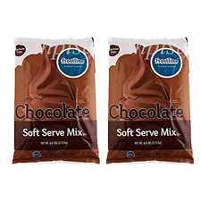 Frostline Chocolate Soft Serve Ice Cream Mix, Large 6 Pound Bag, (2 Bags)