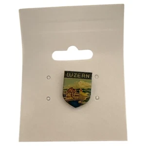 Luzern Enamel pin black x - Picture 1 of 2