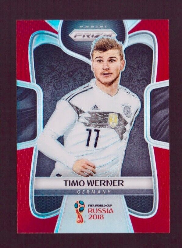 Timo Werner /149 Red Prizms 2018 Panini Prizm World Cup Soccer #98 Germany Card