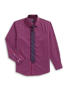 Tommy Hilfiger Boys' Long Sleeve Dress Shirt, (WITH OUT TIE) Size 20 - Picture 1 of 3