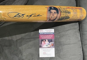 Foto de bate firmada por Carl Yastrzemski Cooperstown béisbol autógrafo certificado de autenticidad JSA - Imagen 1 de 8