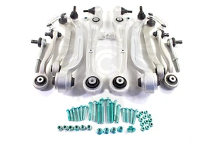 Full Suspension Front Upper Lower Control Arm Tie Rod Overhaul Kit C6 Audi A6 4F - Foto 1 di 1