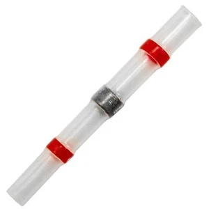10x Schrumpf Lötverbinder mit Schrumpfschlauch 0,5-1,5mm² Rot WarmSchrumpf Kabe - Picture 1 of 2