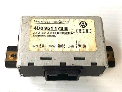 1995 - 2000 Audi A4 A6 módulo de controle de alarme de bloqueio antirroubo 4D0 951 173 B fabricante de equipamento original - Imagem 1 de 2