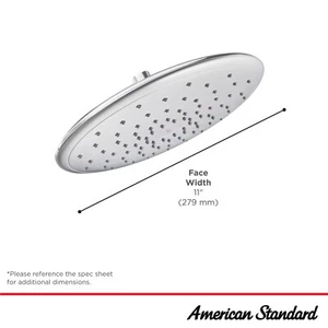 American Standard 9038001.002 Spectra Water Saving Rain Shower 11" Head 1.8GPM - Picture 1 of 5