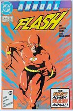 Flash Annual #1 (1986) Vintage Comic, Wally West Masters His Power in Hong Kong