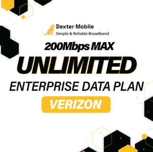 Unlimited 200Mbps Enterprise Data Plan on Verizon Network - Picture 1 of 1
