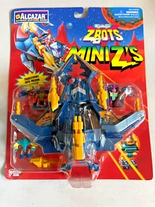 Vintage 1994 Z-BOTS Alcazar SkyWing Capture Base Micro Machines Galoob Carded a6 - Picture 1 of 2