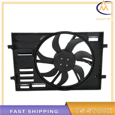 Conjunto de ventilador de refrigeración del radiador para VW Volkswagen Golf GTI Audi A3 5Q0121203CL Foto 1 de 4