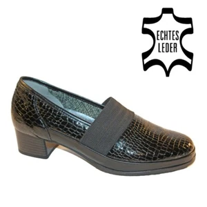 MEISI Comfort Schuh Echtes Leder Halbschuhe Kalbnappa Pumps NEU Gr.38,5 UK 5,5 G - Afbeelding 1 van 5