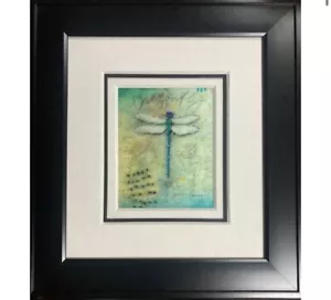 Tim Yanke Green Spring Holographic Dragonfly signiert und nummeriert - Bild 1 von 3