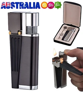 2 in 1 Creative Foldable Metal Lighter Pipe Combination Portable Smoking Lighter - Picture 1 of 16