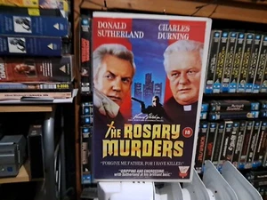 THE ROSARY MURDERS Vhs Ex Rental . Virgin. Incl Robocop Making Of. - Imagen 1 de 4