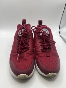 Women's Nike Air Huarache Run Ultra Running Shoes Red Size 5 #819151-601 Runners - Picture 1 of 8