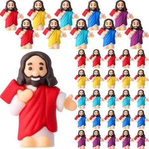 Little Jesus Figuren Osterei Mini Figuren in großen Mengen zum Verstecken Bibel Stil 50 Stück - Bild 1 von 3