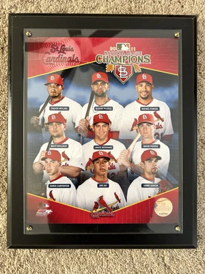 St. Louis Cardinals 2011 National League Champions  Photo Plaque - Image 1 of 2