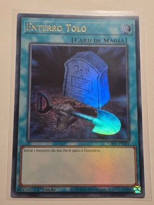Foolish Burial●Ultra Rare●PORTUGUESE●YUGIOH●CH01●2025●NM●E809 - Image 1 of 2