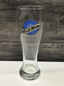 Blue Moon Pilsner Bier 8" 16 Oz Glas Bar Geschirr Trinkgeschirr Sammlerstück  - Bild 1 von 1