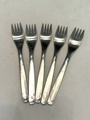 Набор из 5 винтажных вилок для салата Russell Wright Hull Highlight MCM - Изображение 1 из 4