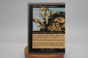 MTG UGL BFM Big Furry Monster, lato sinistro e destro versione inglese set quasi nuovo card - Foto 1 di 12
