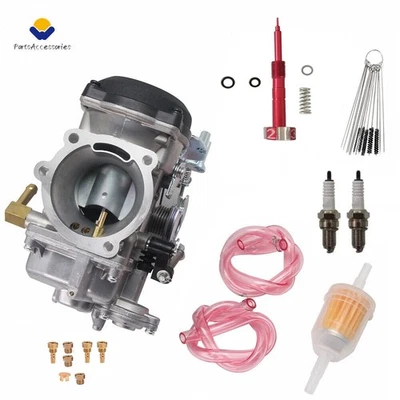 Carburador + Tornillo de ajuste para Harley Davidson Glide Sportster CV 40 XL883 Foto 1 de 4