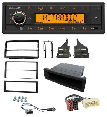 Continental 1DIN USB AUX MP3 Autoradio für Nissan Altima (L31, 2005-2006) - Bild 1 von 4