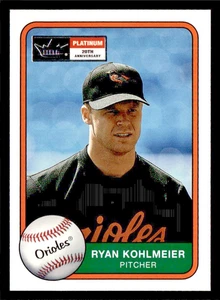 2001 FLEER PLATINUM EDITION FOIL PARALLEL # 31 RYAN KOHLMEIER OORIOLES SP #/201 - Picture 1 of 2