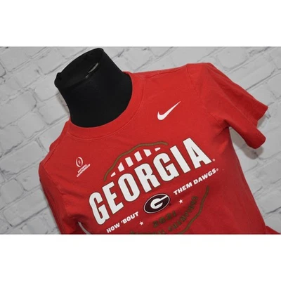 Nike Shirt Girls Kids Size Large University Georgia National Champs 2021 DAWGS - Image 1 of 4