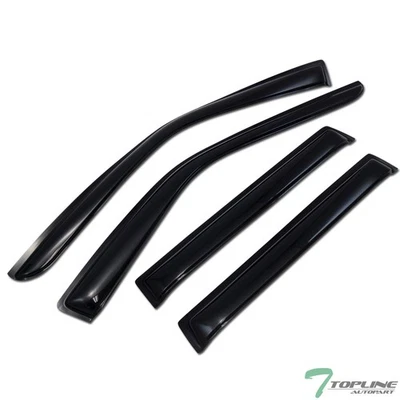 Topline For 1993-1998 Jeep Grand Cherokee Sun Rain Guard Vent Shade Window Visor Foto 1 de 4