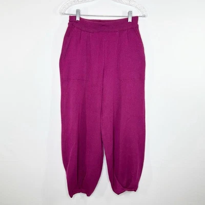 Free People Beach FREYA Magenta Globo Suéter Tejido Pantalones Talla S Informal Cómodo Foto 1 de 4
