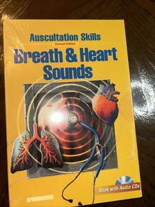 AUSCULTATION SKILLS: BREATH & HEART SOUNDS (BOOK WITH 2 By Springhouse **NEW** - Picture 1 of 4