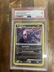 Graded PSA 7 2008 Pokemon D&P Darkrai Holo Great Encounters #3 - Picture 1 of 2