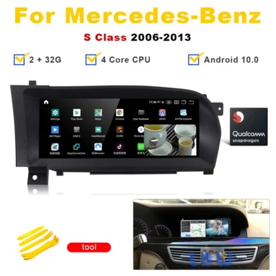 Android 10.0 For Benz S Class W221 CL W216 S550 S600 S63 2005-2013 Car GPS Radio - Image 1 of 4