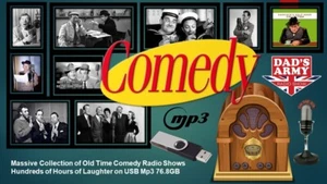 MASSIVE COLLECTION OF OLD TIME RADIO COMEDY SHOWS 80+ GB OF MP3's SD CARD - Foto 1 di 2