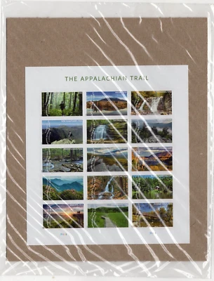 Scott #5960 Appalachian Trail Full Sheet of 15 Forever Stamps - Sealed In Stock - Image 1 of 3