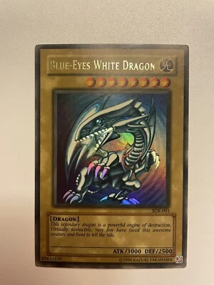 Yugioh Blue Eyes White Dragon SDK-001-Near Mint!!!! Can Email more Pictures!! - Image 1 of 4